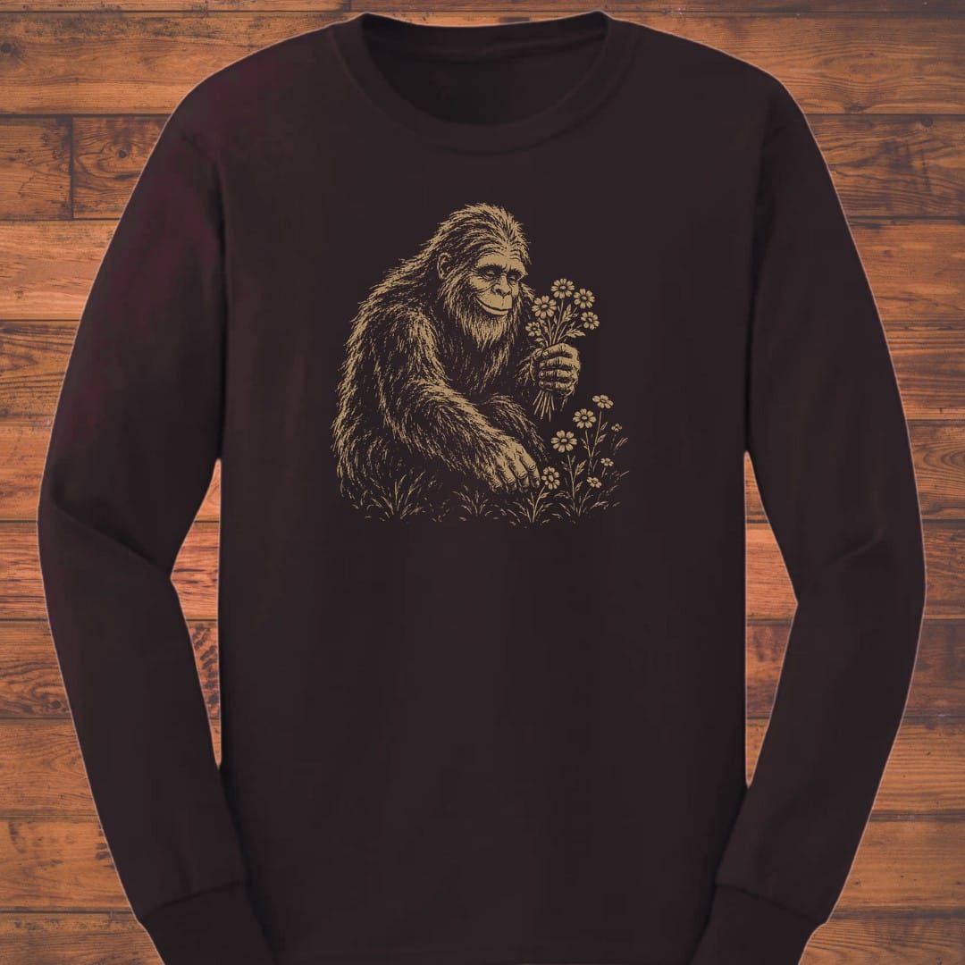 Bigfoot Blooms Long Sleeve T-Shirt