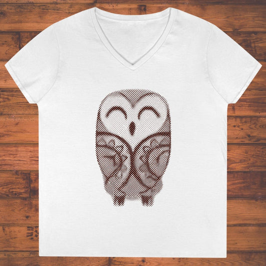 Shadow Owl Ladies' V-Neck