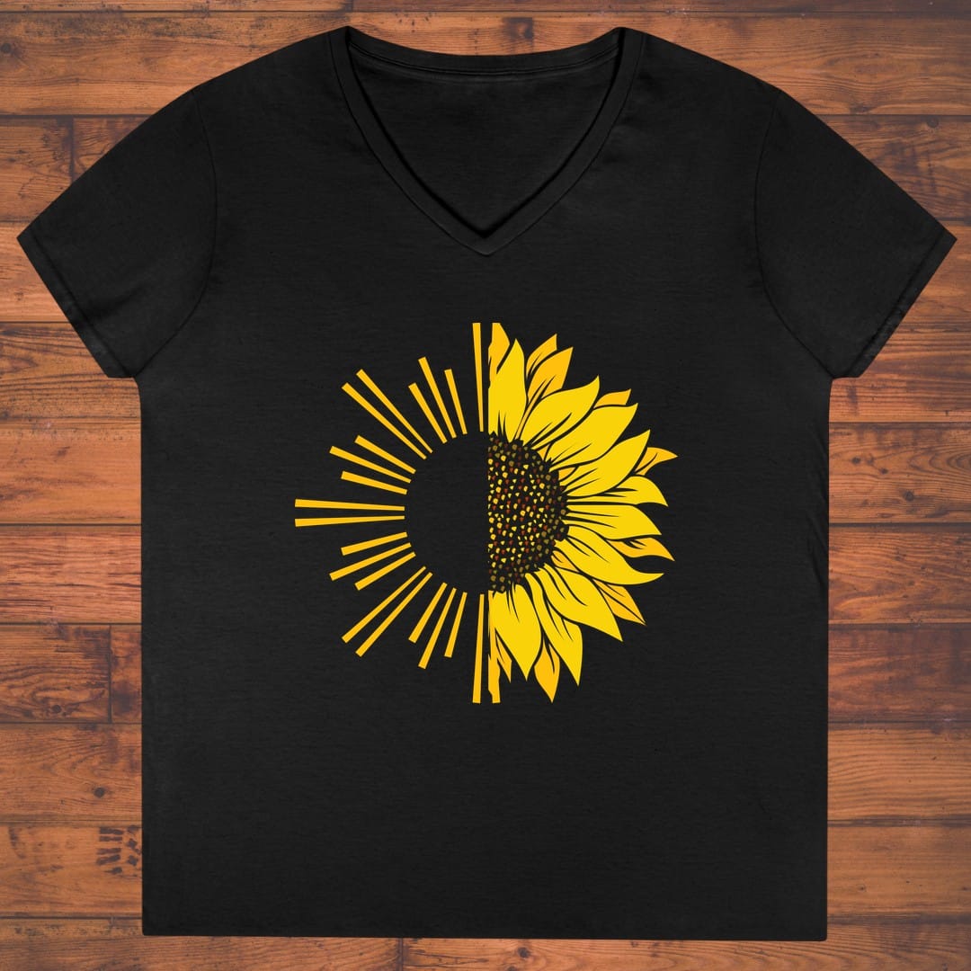 Solar Bloom Ladies' V-Neck