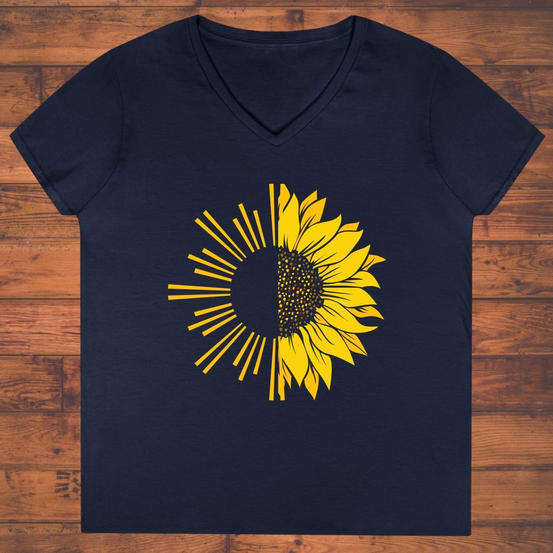 Solar Bloom Ladies' V-Neck
