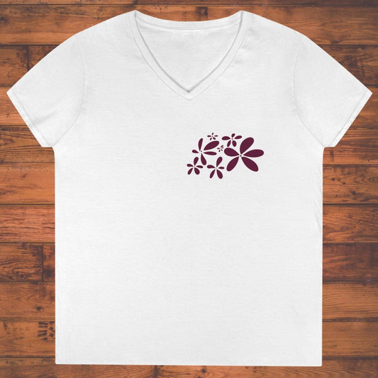 Bloom Scatter Ladies' V-Neck