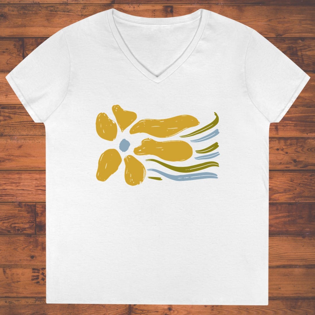 Petal Current Ladies' V-Neck