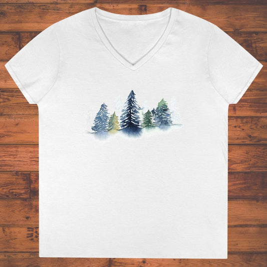 Winter Whisper Ladies' V-Neck