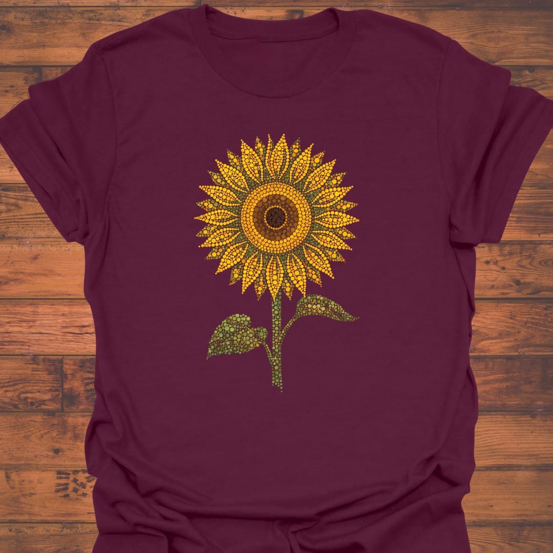 Dotted Sunflower T-Shirt