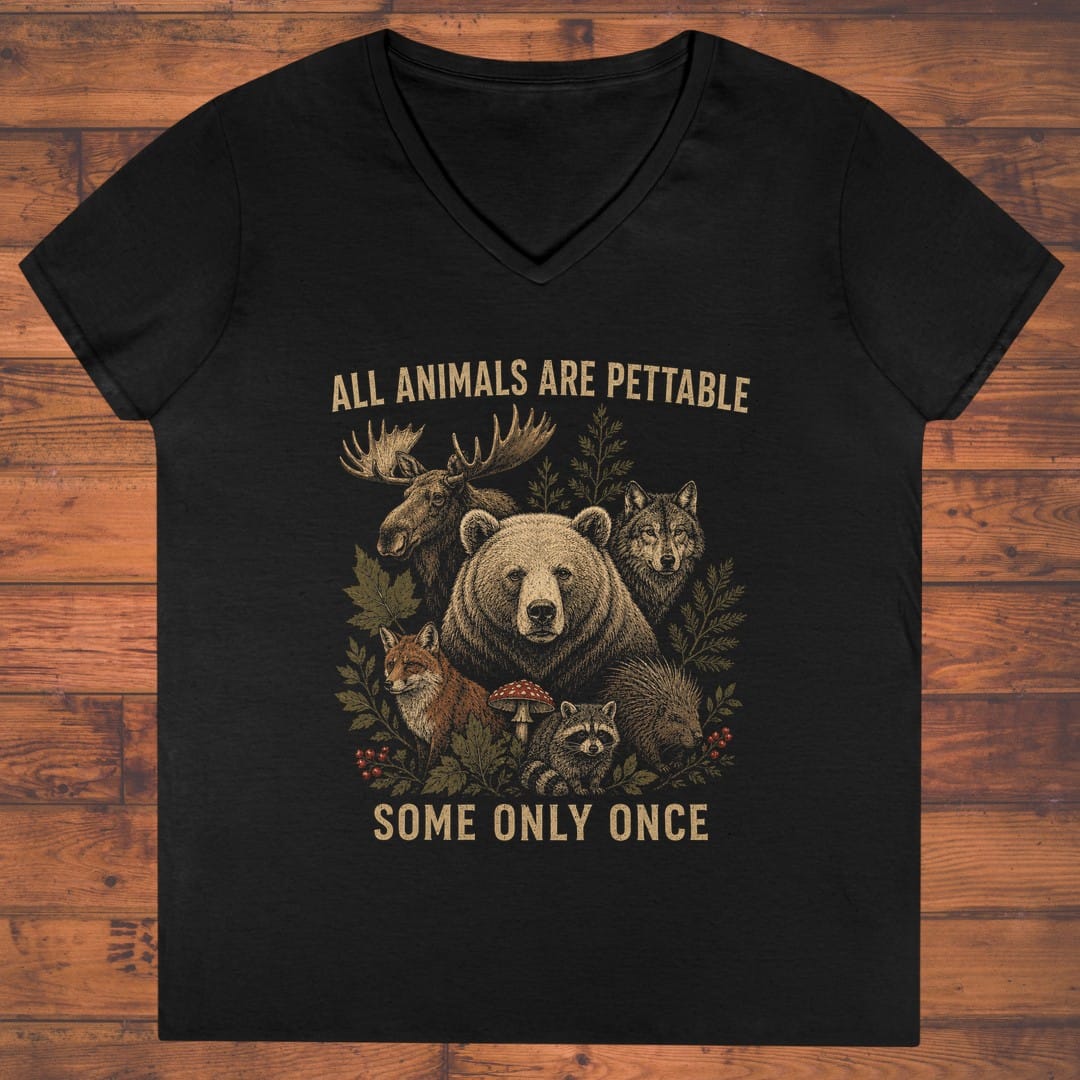 Pettable Once Ladies' V-Neck