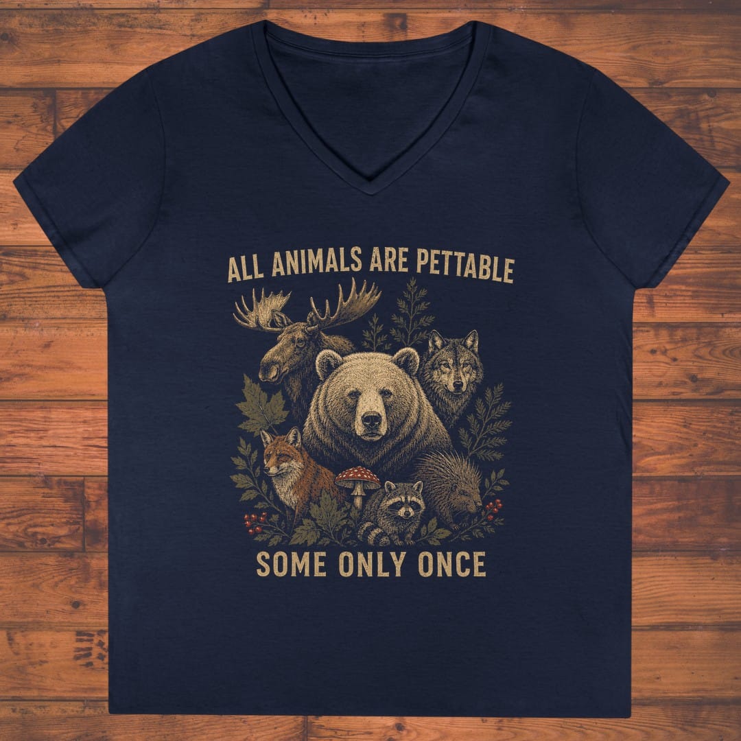 Pettable Once Ladies' V-Neck