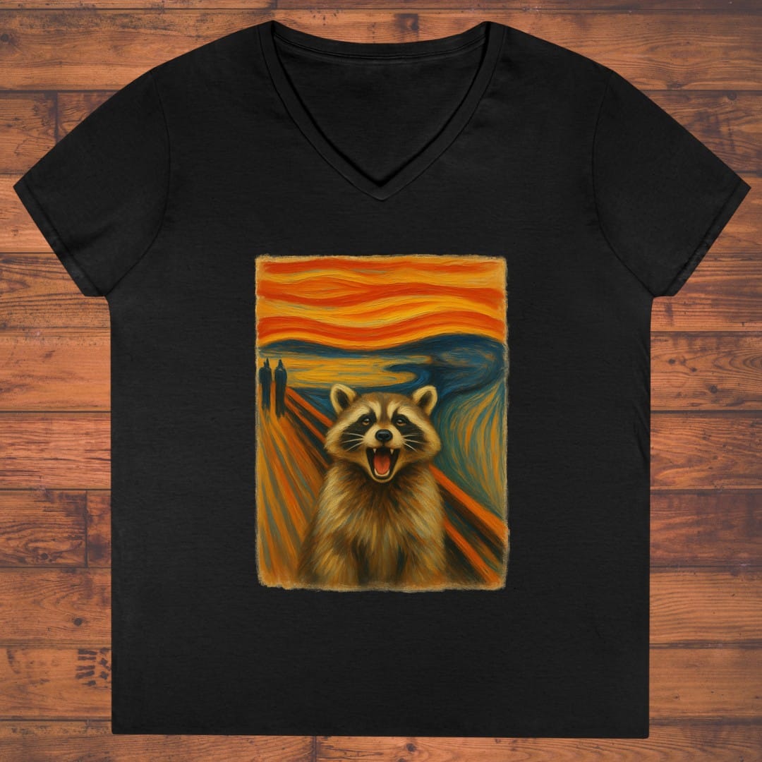 Scream for Munchies Ladies' V-Neck