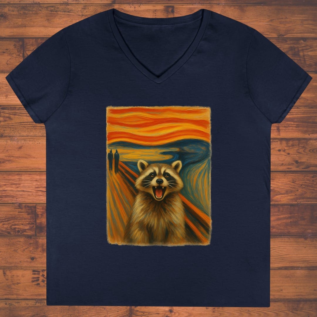 Scream for Munchies Ladies' V-Neck