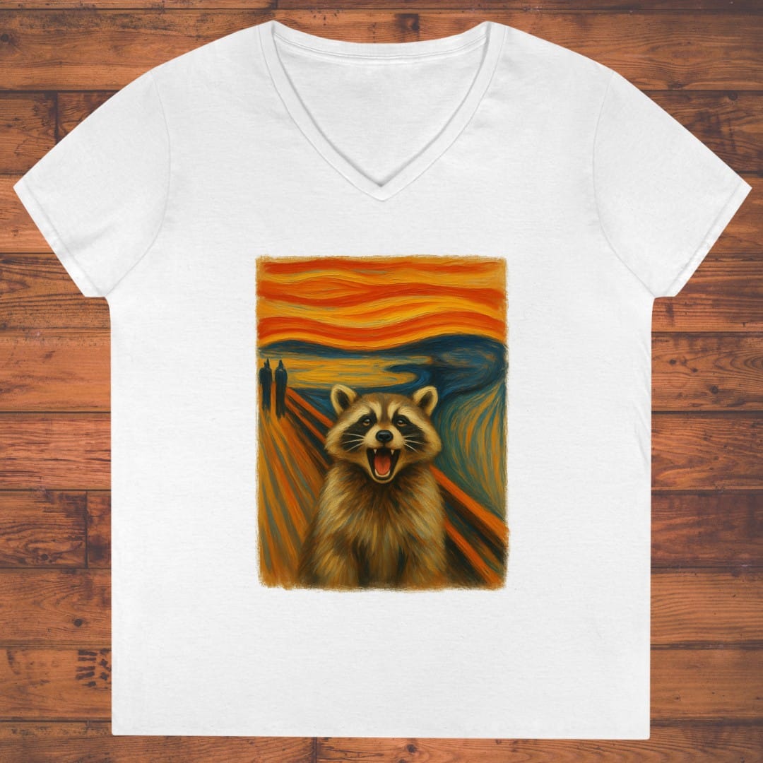 Scream for Munchies Ladies' V-Neck