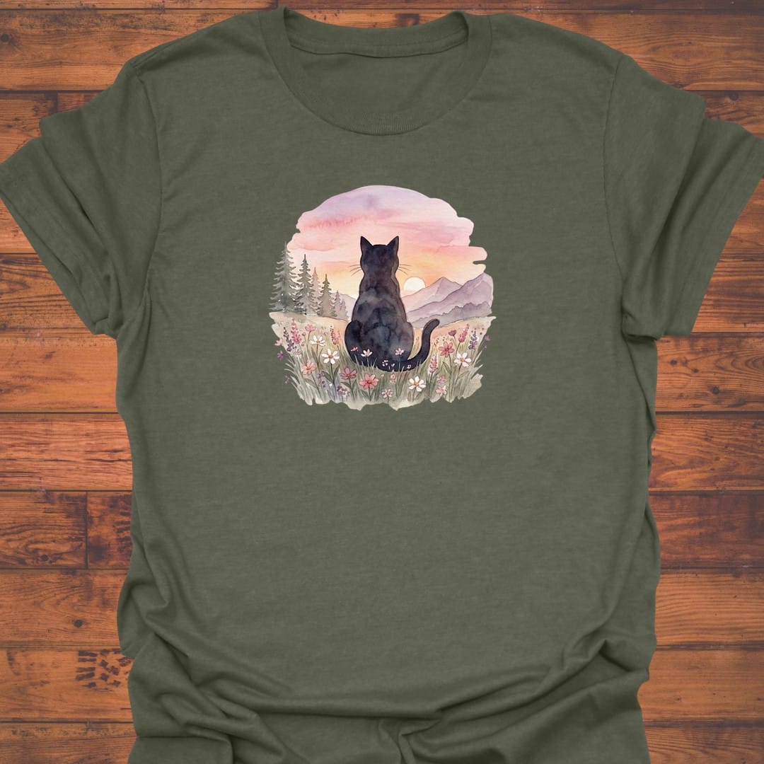 A Catty Sunset T-Shirt