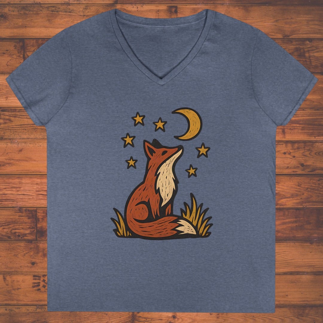 Skyward Fox Ladies' V-Neck