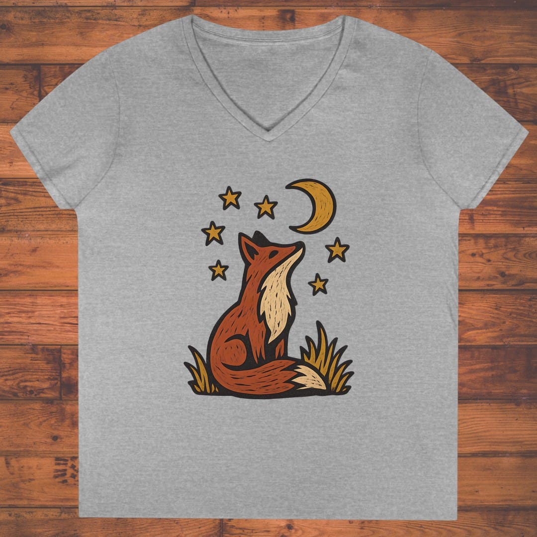 Skyward Fox Ladies' V-Neck