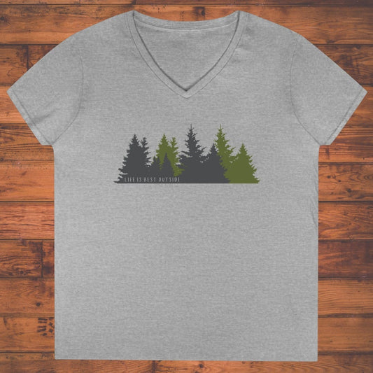 Forest Whisper Ladies' V-Neck