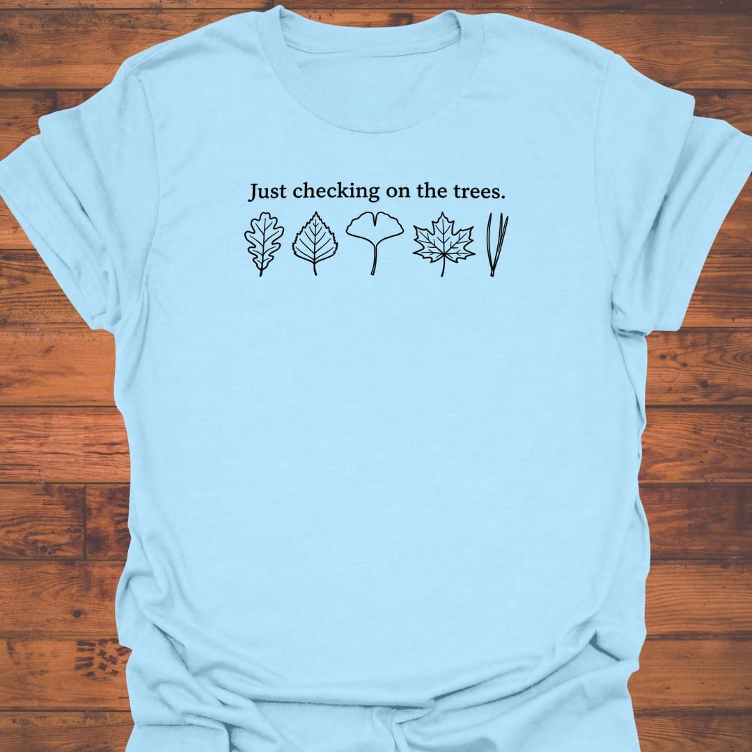 Tree Checking T-Shirt