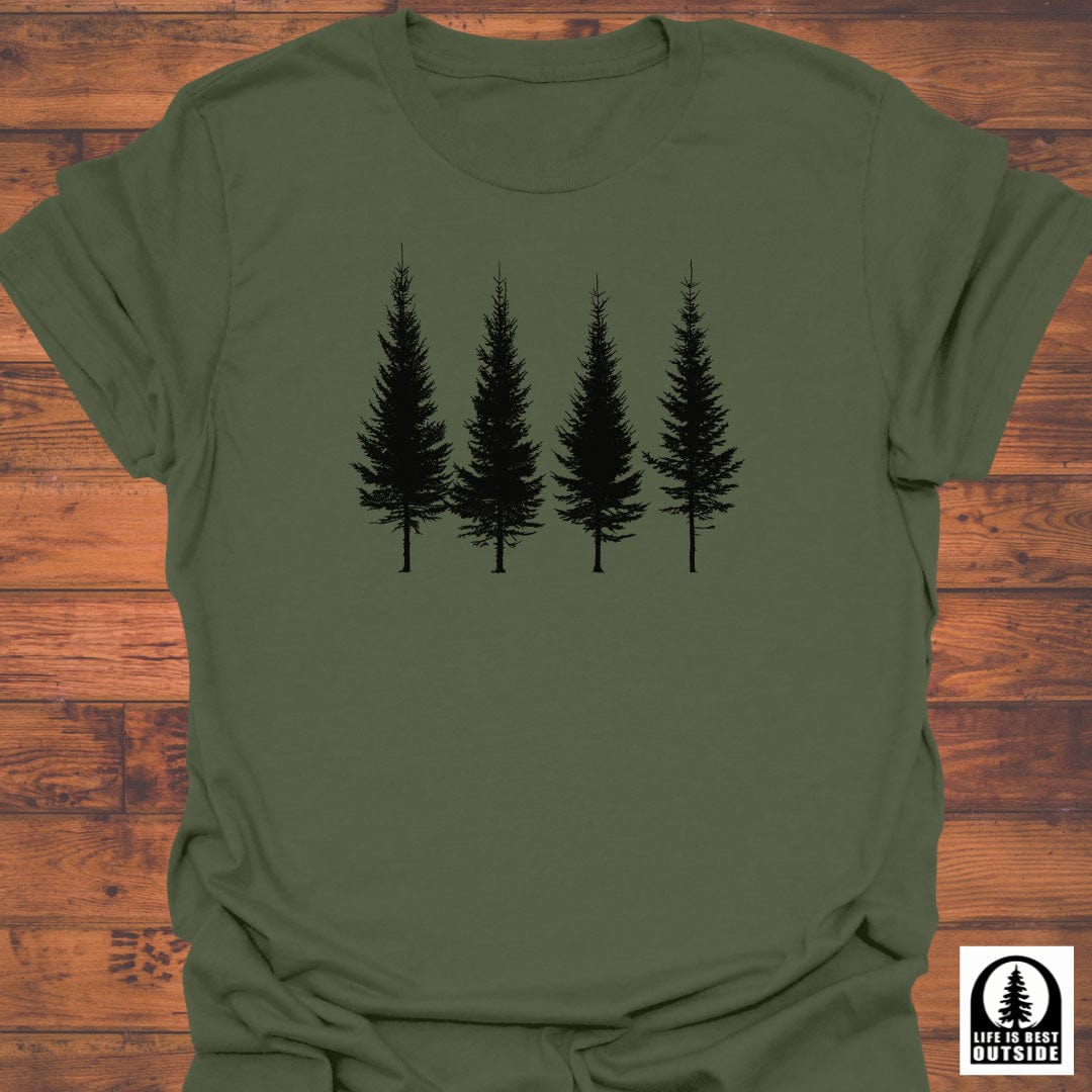 Four Skinny Spruce T-Shirt