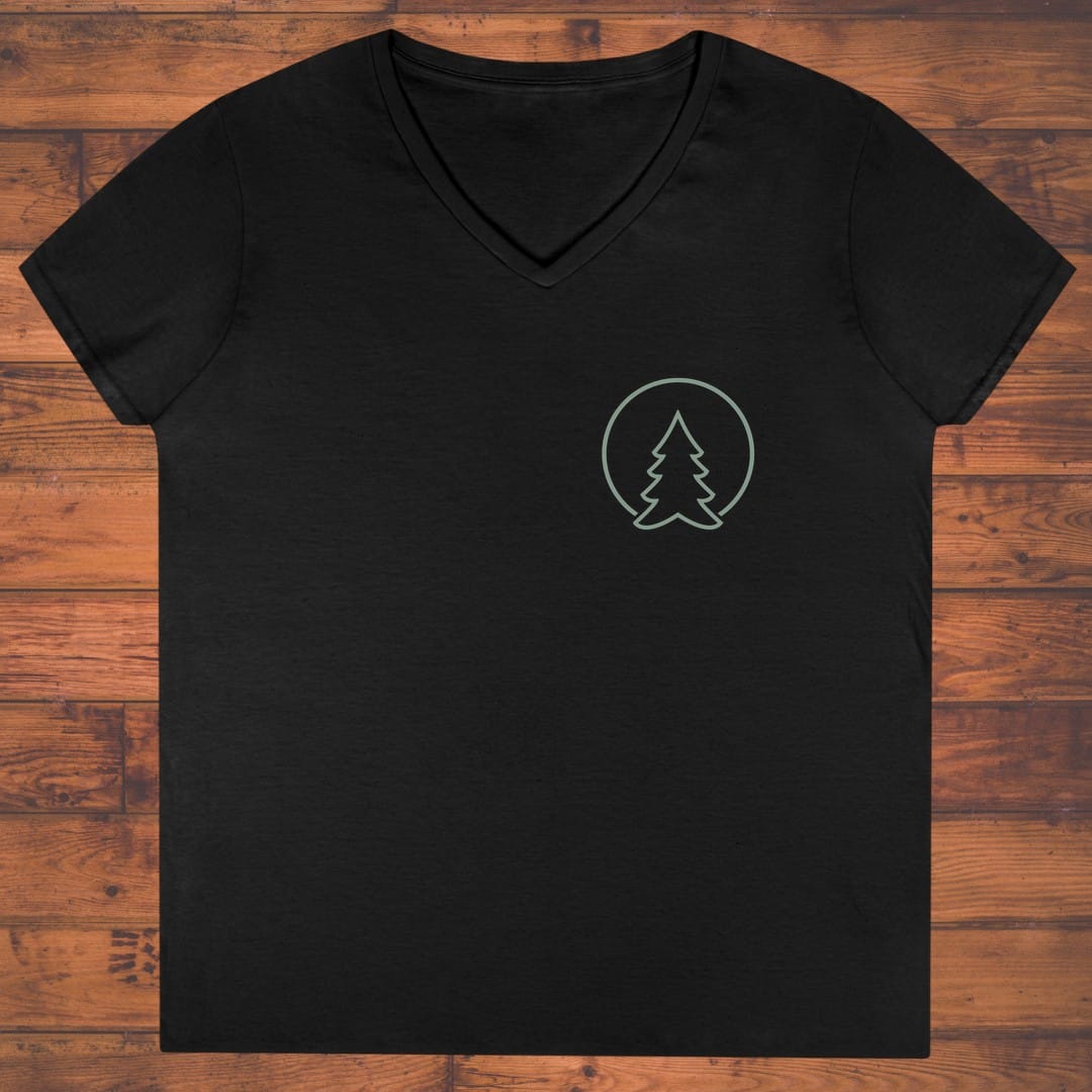Pinetree Emblem Ladies' V-Neck