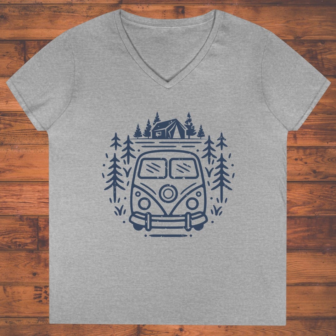 Wanderlust Wheels Ladies' V-Neck