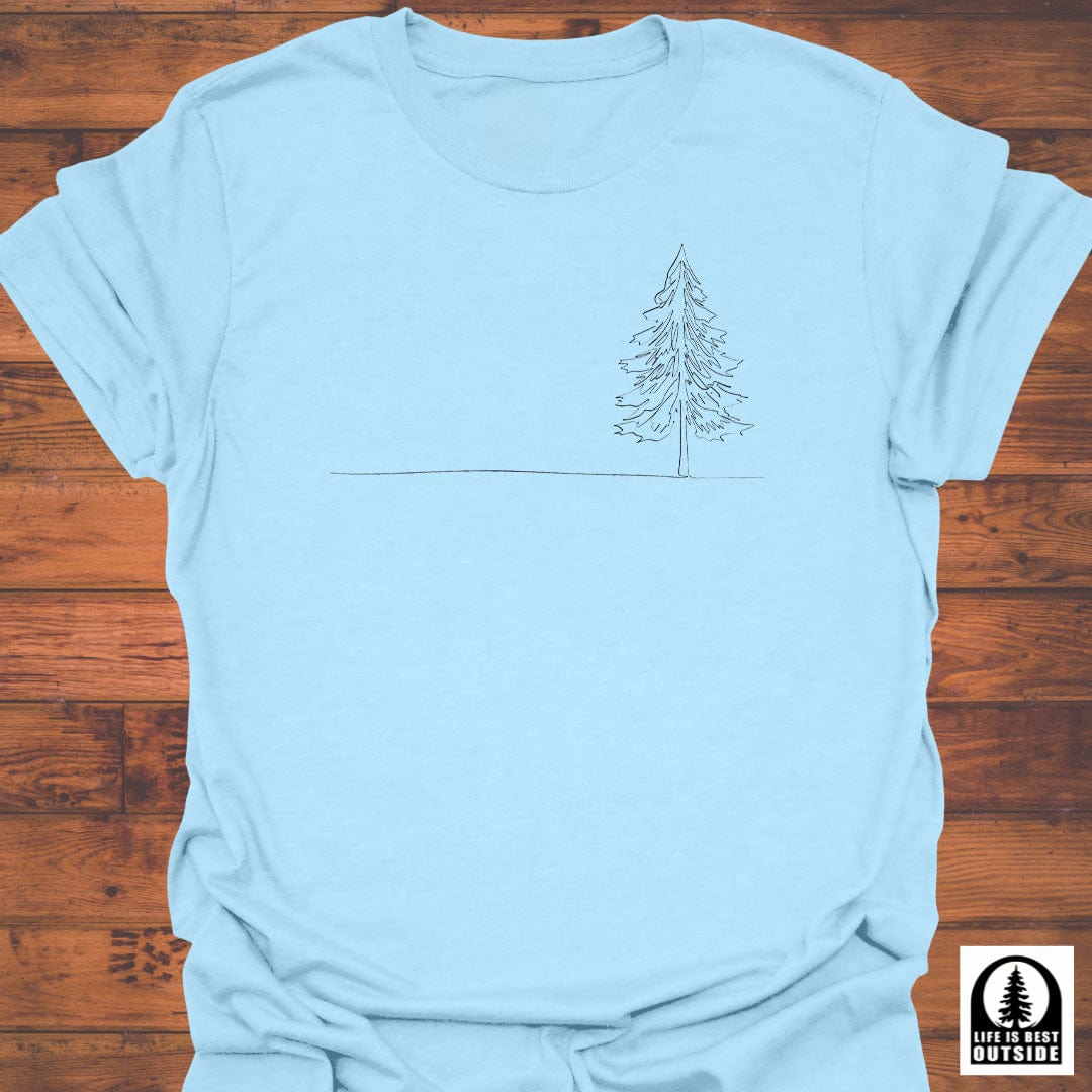 Lone Fir Silhouette T-Shirt