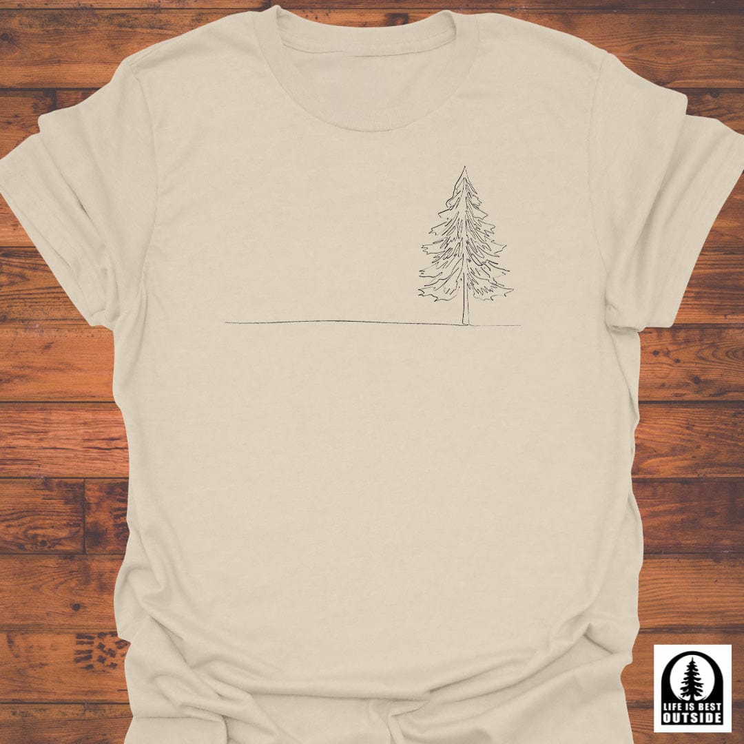 Lone Fir Silhouette T-Shirt