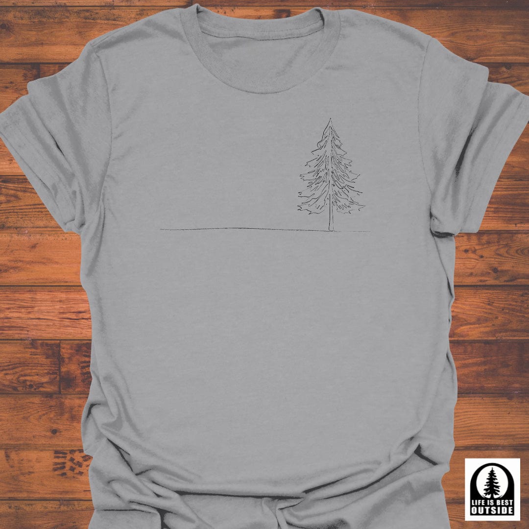 Lone Fir Silhouette T-Shirt