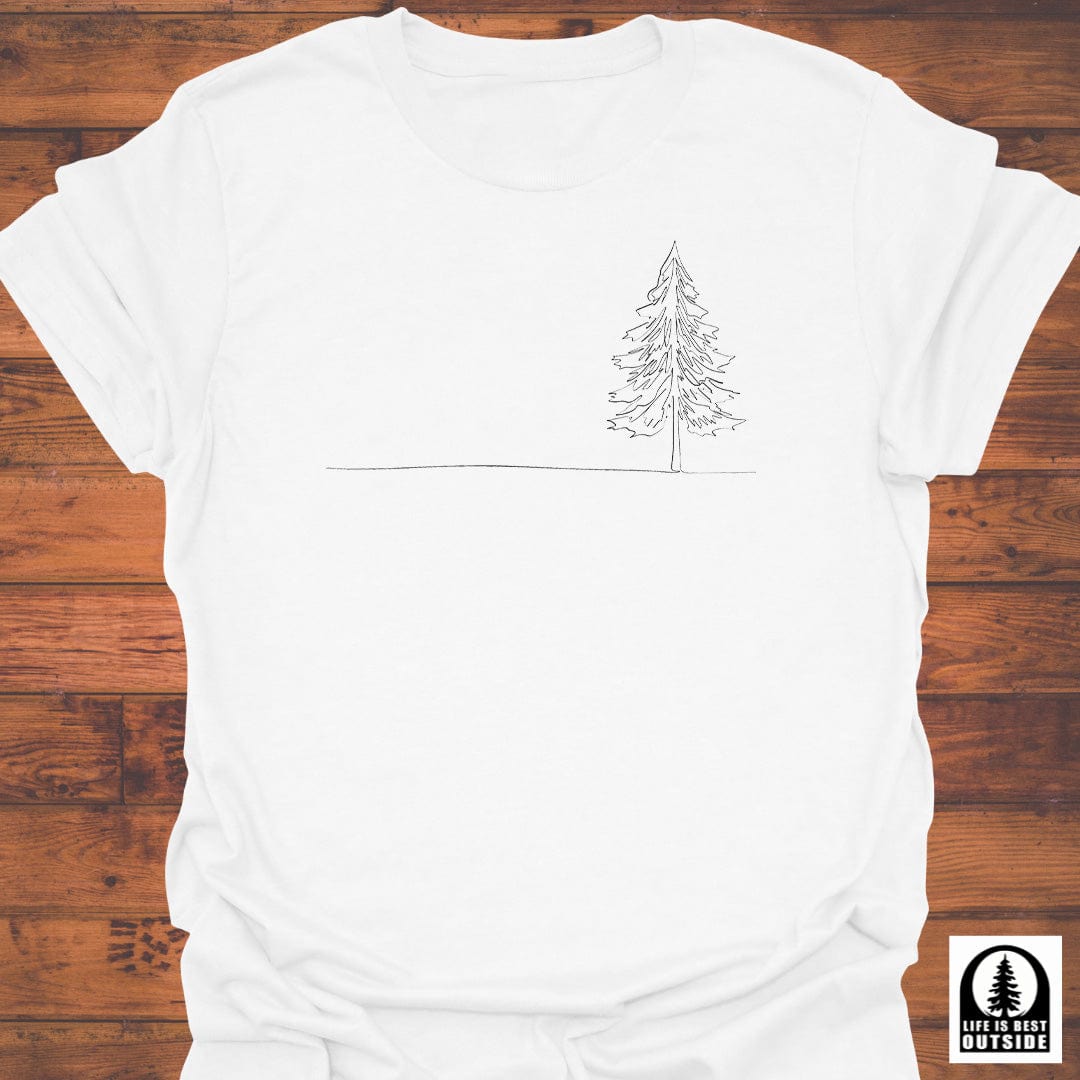 Lone Fir Silhouette T-Shirt