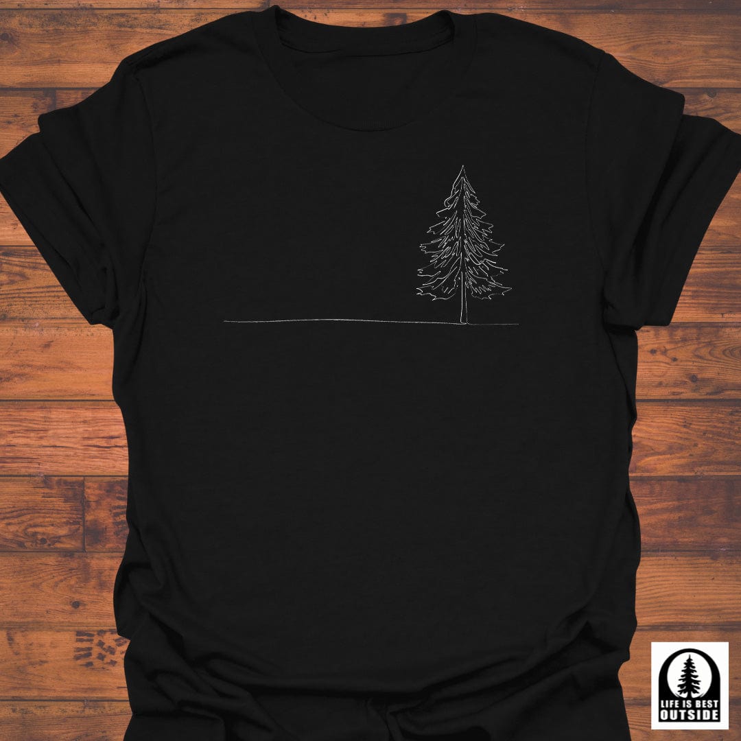 Lone Fir Silhouette T-Shirt