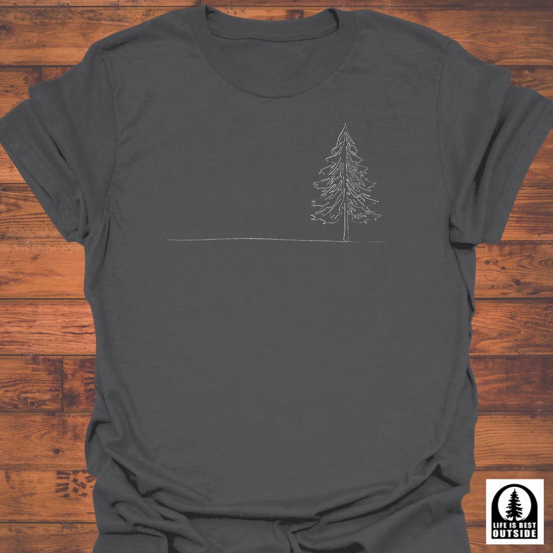 Lone Fir Silhouette T-Shirt