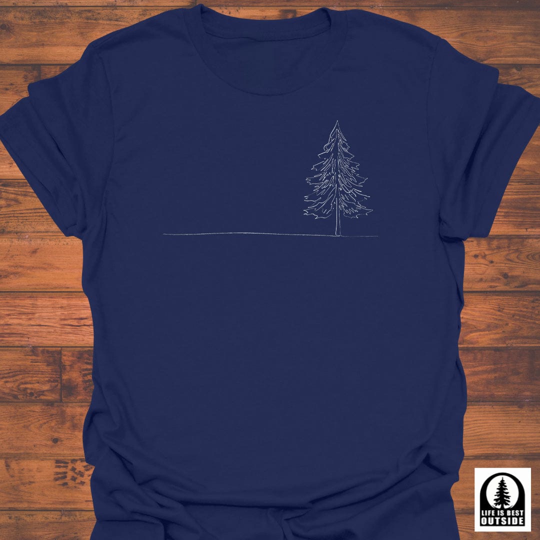 Lone Fir Silhouette T-Shirt