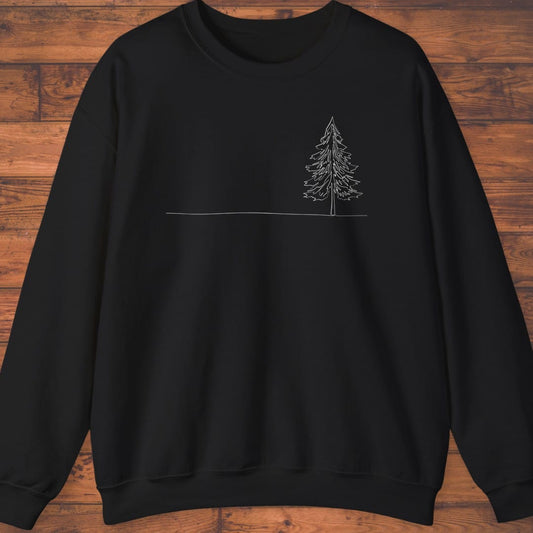Lone Fir Silhouette Sweatshirt
