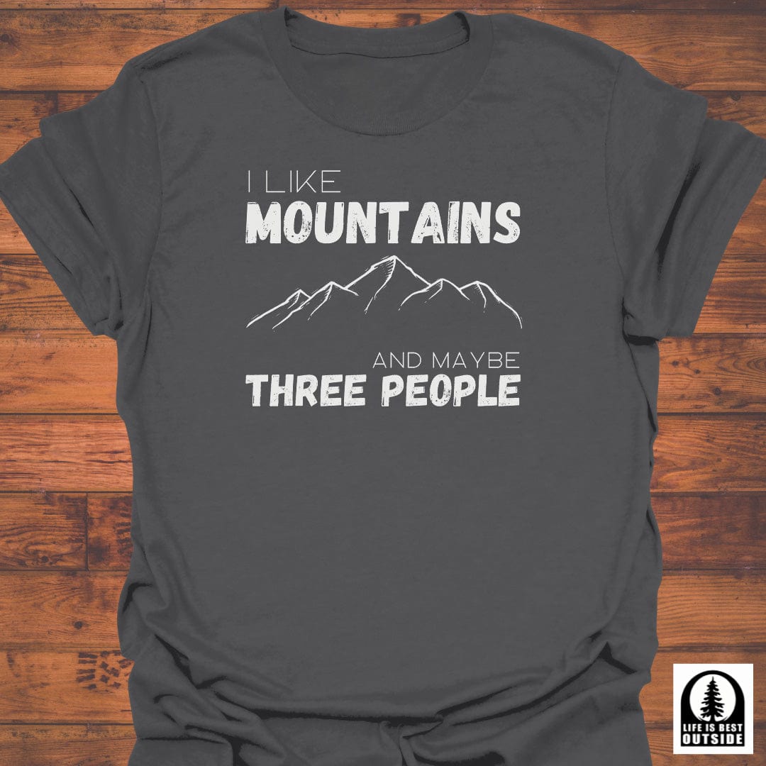 Mountains, and Three People T-Shirt