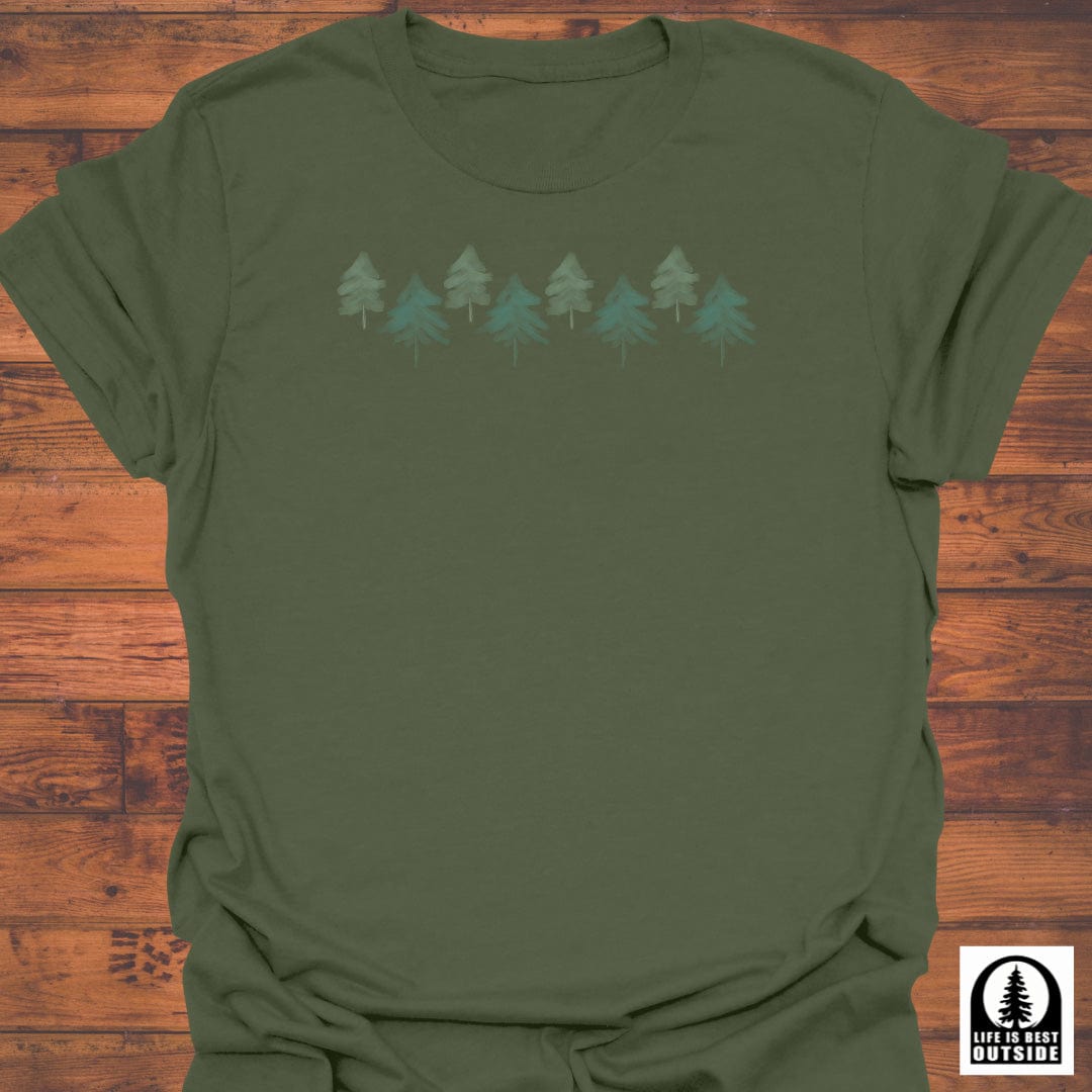 Forest Silhouette Serenity T-Shirt