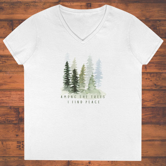 Among The Trees Ladies' V-Neck