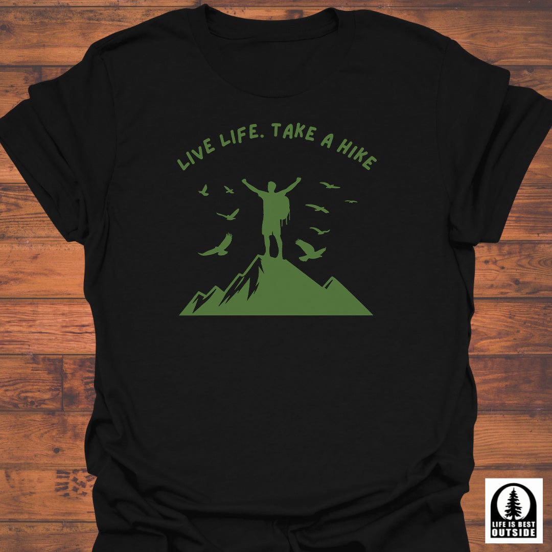 Live Life with Hiker T-Shirt