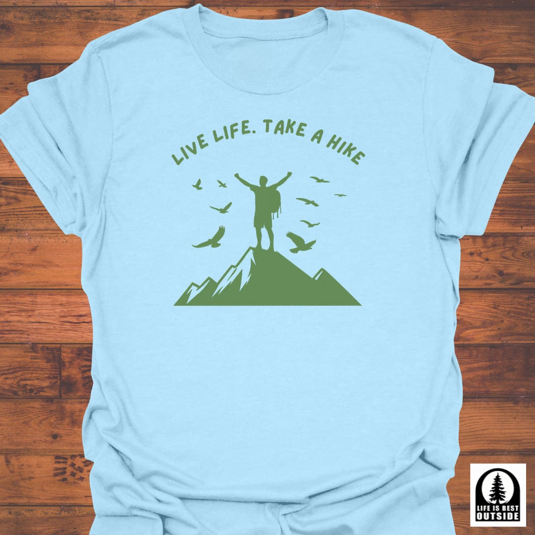 Live Life with Hiker T-Shirt