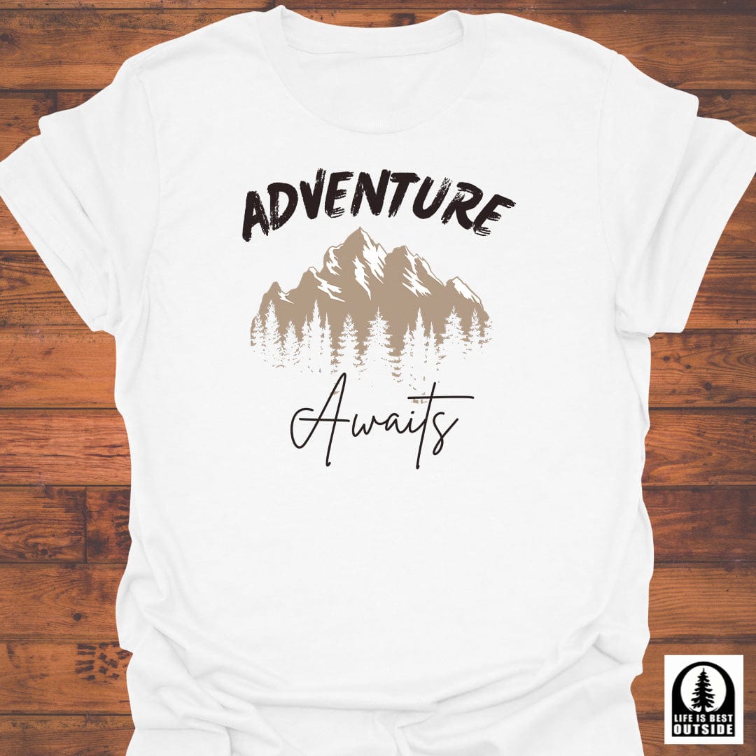 Adventure Awaits Mountain T-Shirt