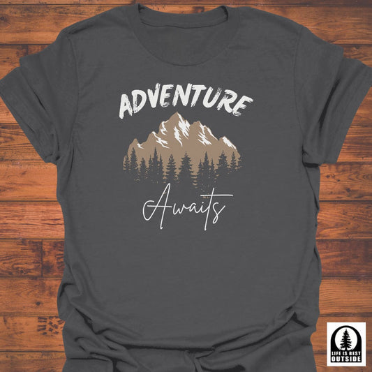 Adventure Awaits Mountain T-Shirt