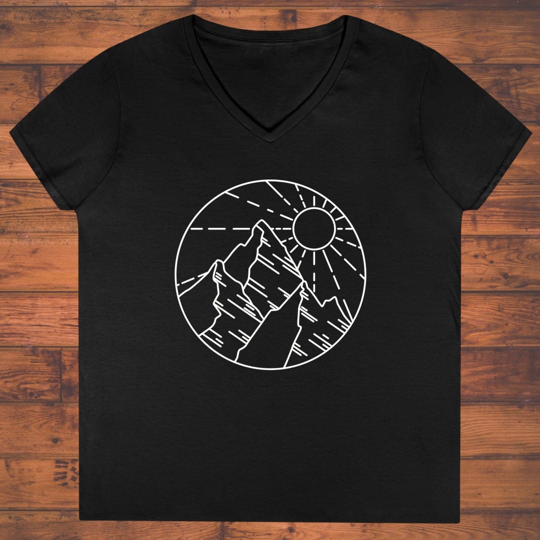 Celestial Peaks Ladies' V-Neck