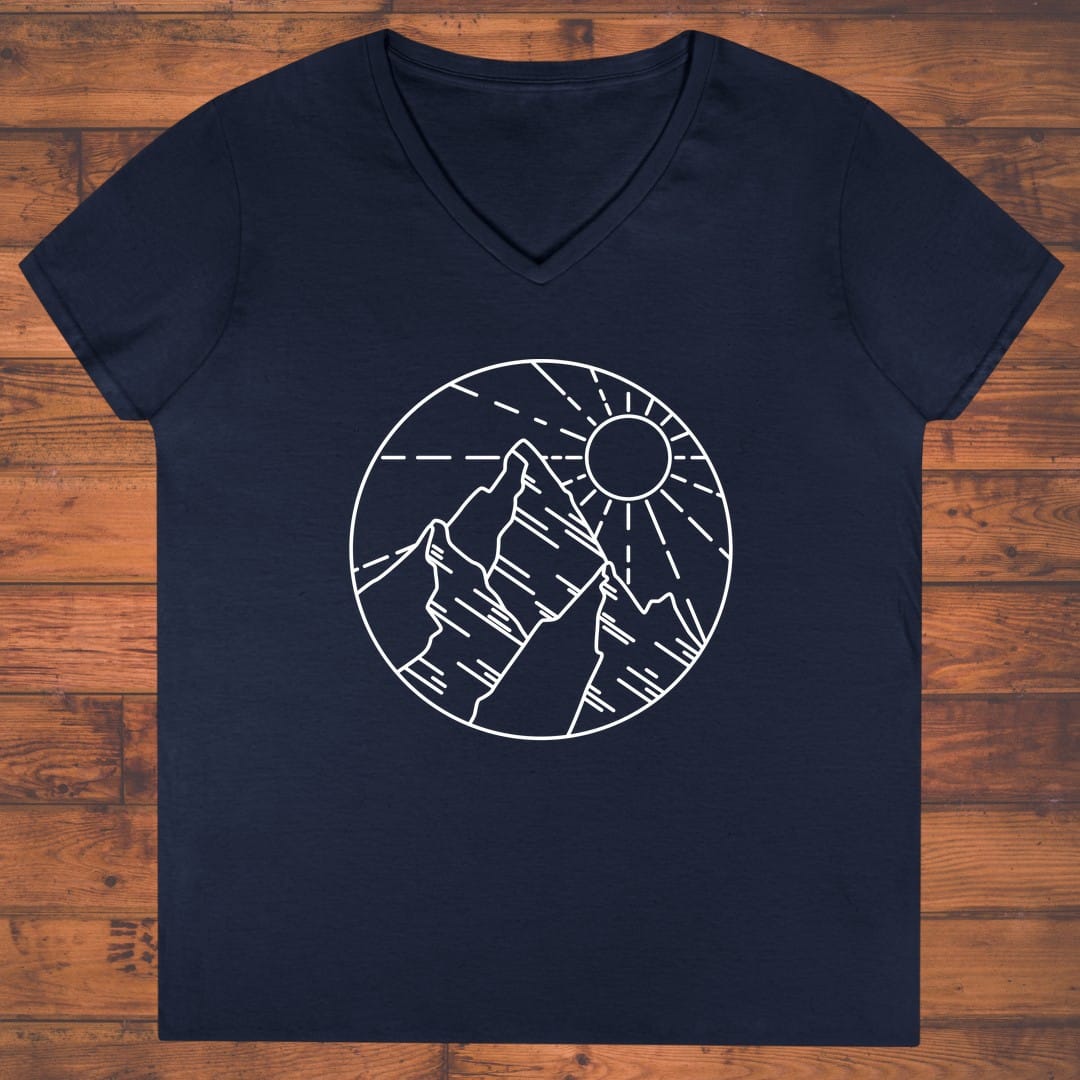Celestial Peaks Ladies' V-Neck