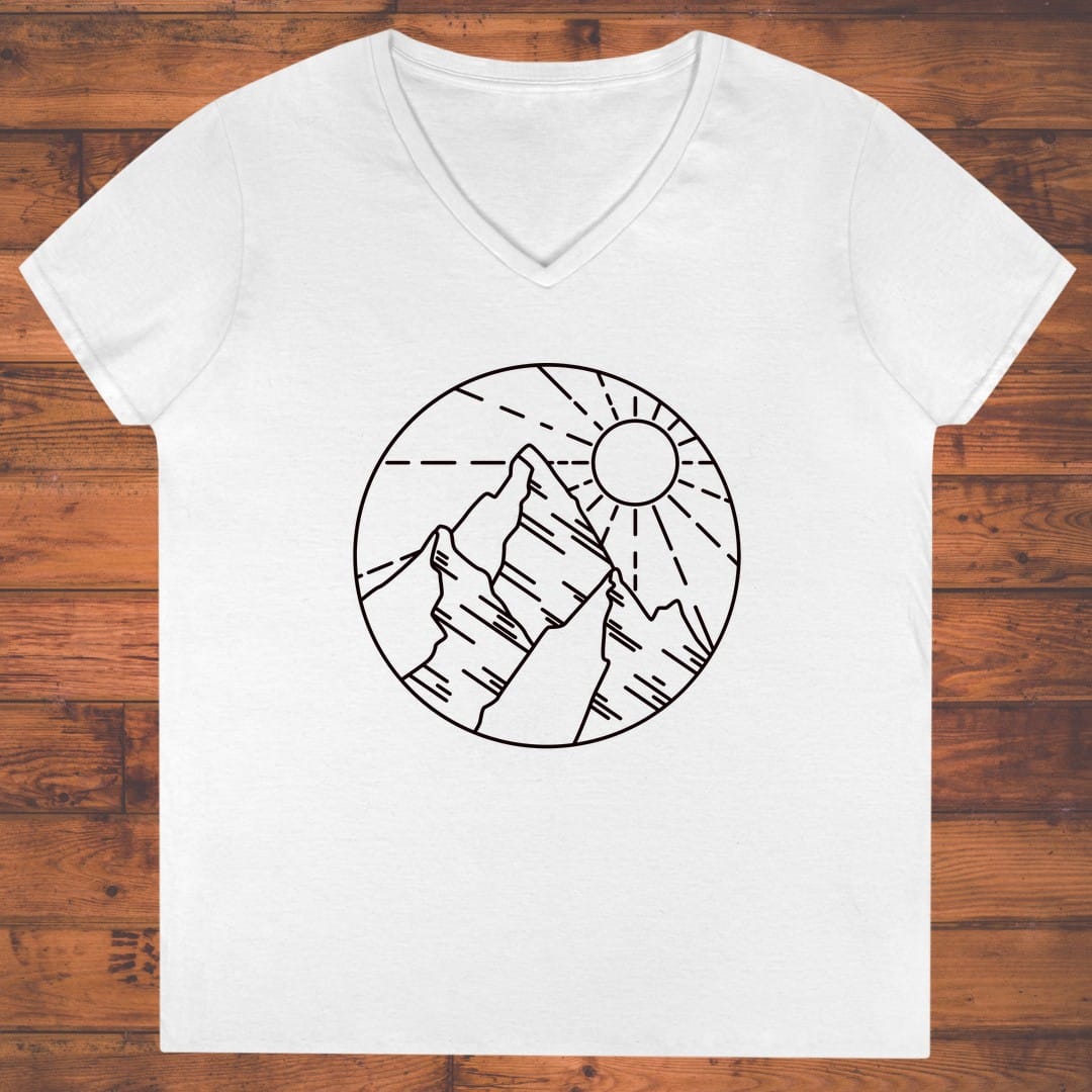 Celestial Peaks Ladies' V-Neck