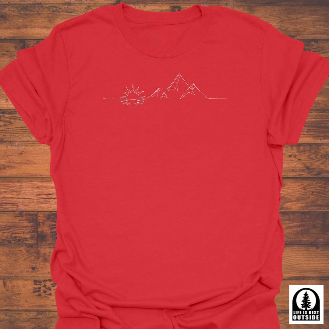 Dawn Over Peaks T-Shirt