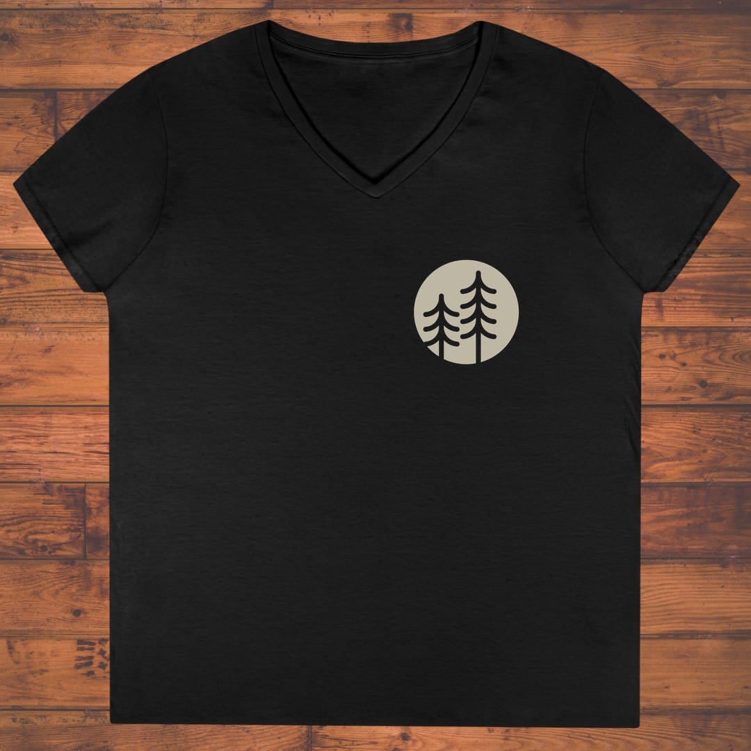Moonlit Silhouettes Ladies' V-Neck