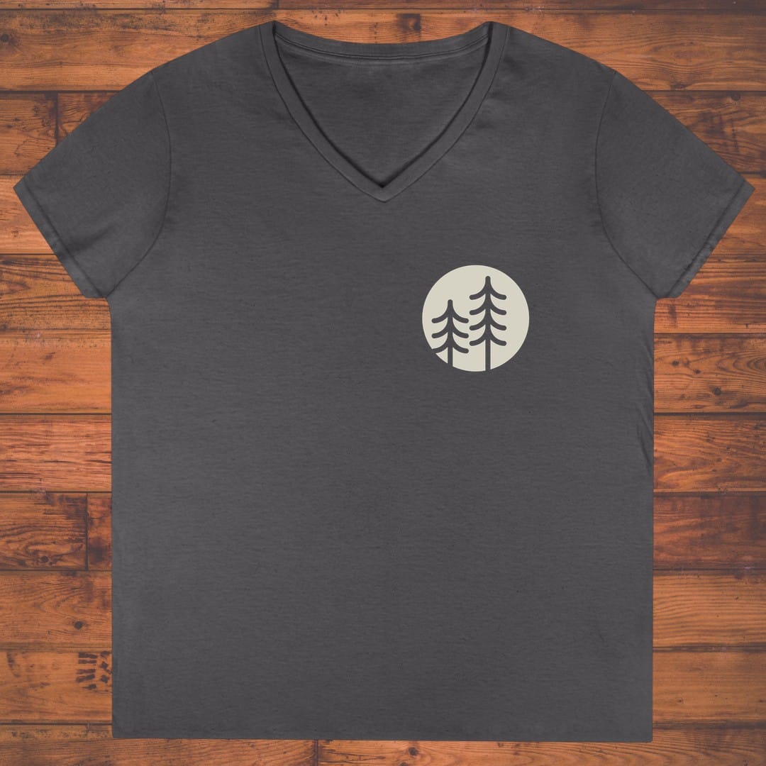 Moonlit Silhouettes Ladies' V-Neck