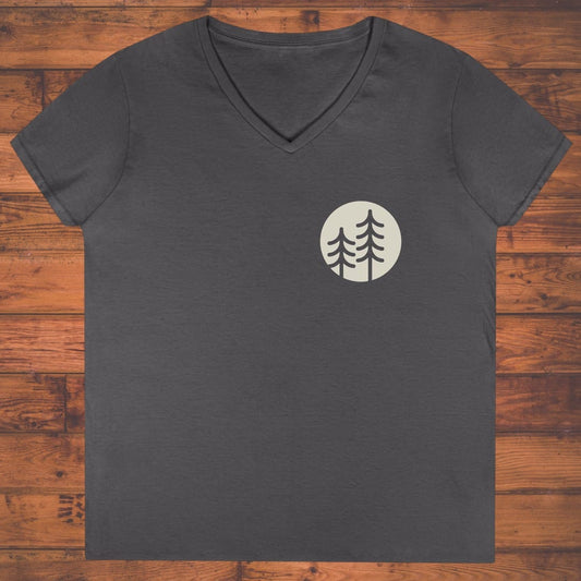 Moonlit Silhouettes Ladies' V-Neck