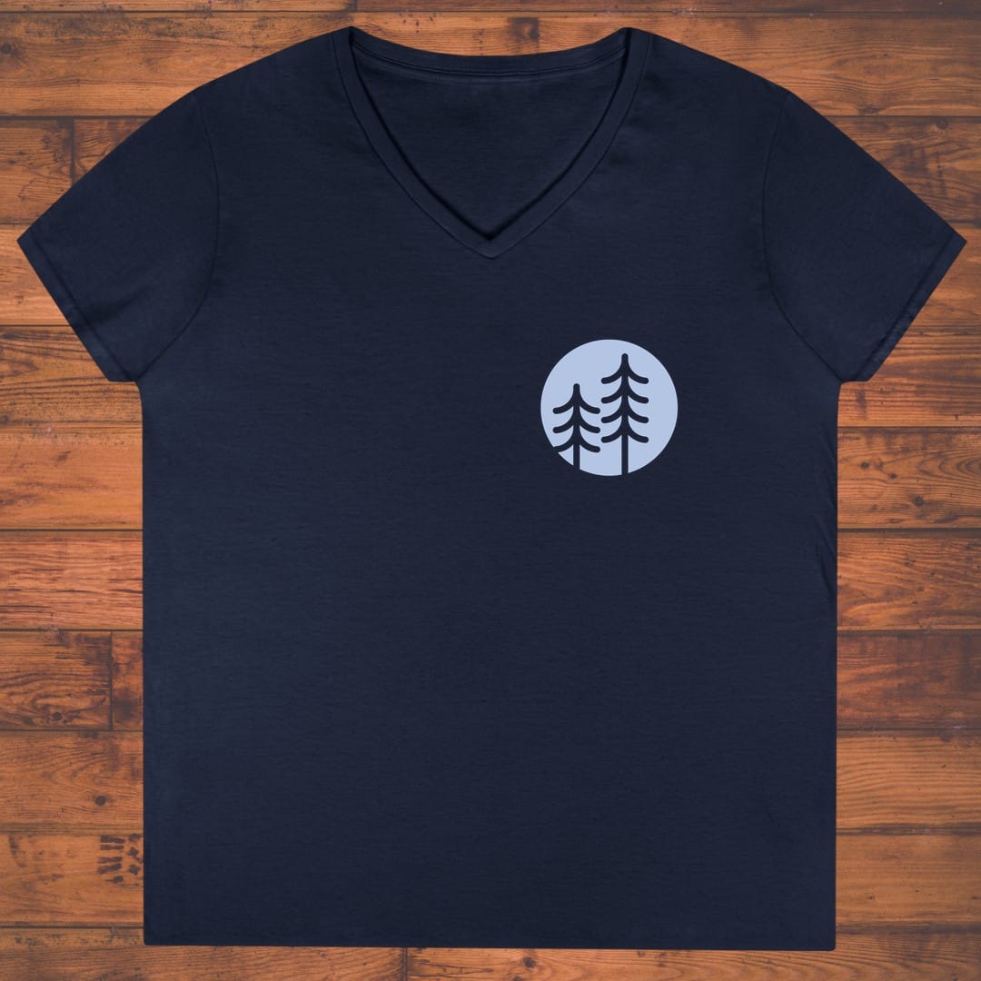 Moonlit Silhouettes Ladies' V-Neck