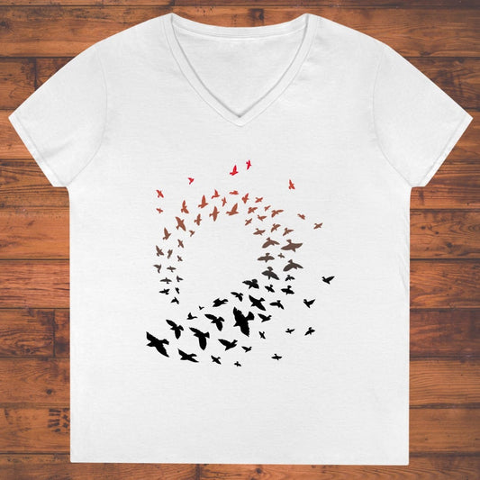 Twilight Migration Ladies' V-Neck