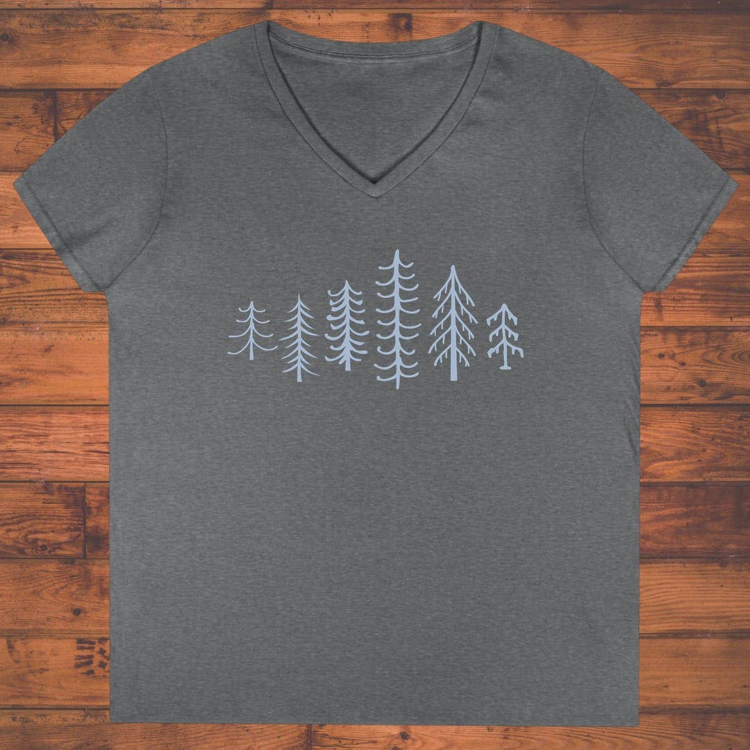 Forest Lineup Ladies' V-Neck