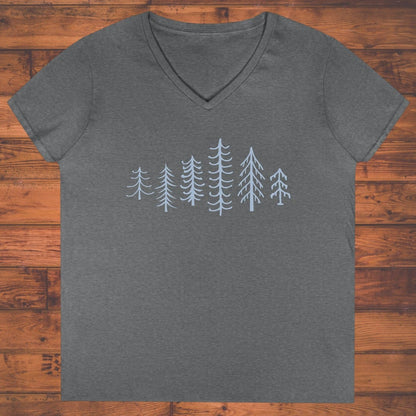 Forest Lineup Ladies' V-Neck
