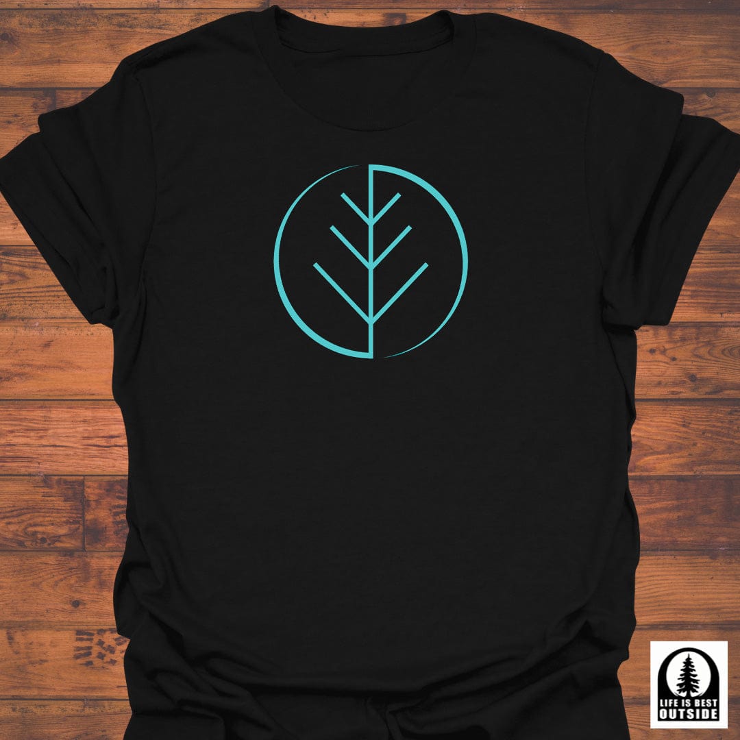 Cyber Leaf Blueprint T-Shirt