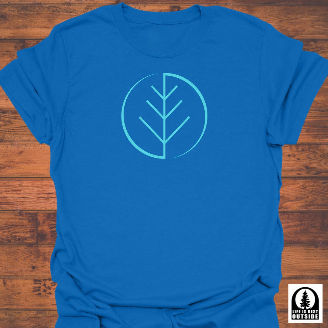 Cyber Leaf Blueprint T-Shirt