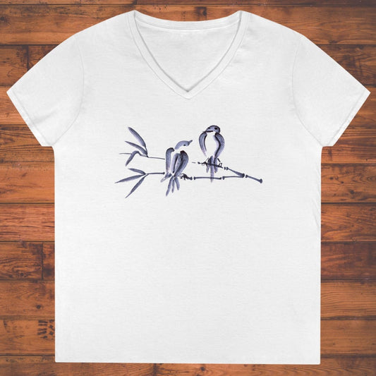 Twilight Perch Ladies' V-Neck